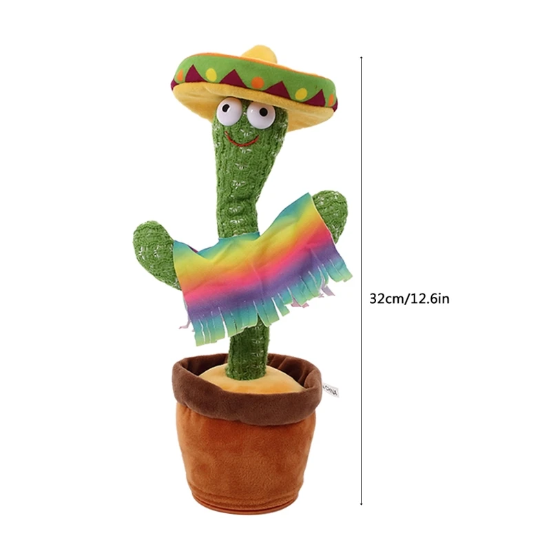 

P15C Dancing Cactus Electronic Cactus Toy, Electronic Vibration Dancing Cactus