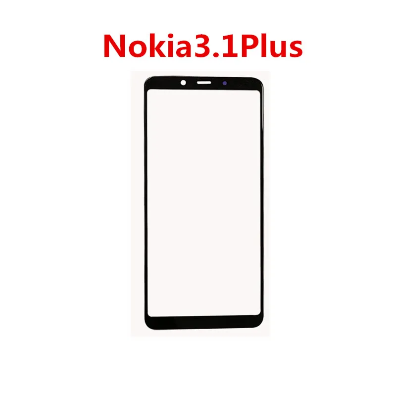 Внешний экран для Nokia 2 1 3 5 6 7 Plus Передняя Сенсорная панель ЖК-дисплей внешняя