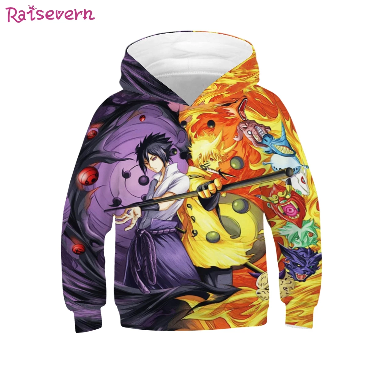 Детские толстовки с капюшоном 3D принтом аниме райзерн пальто в стиле унисекс