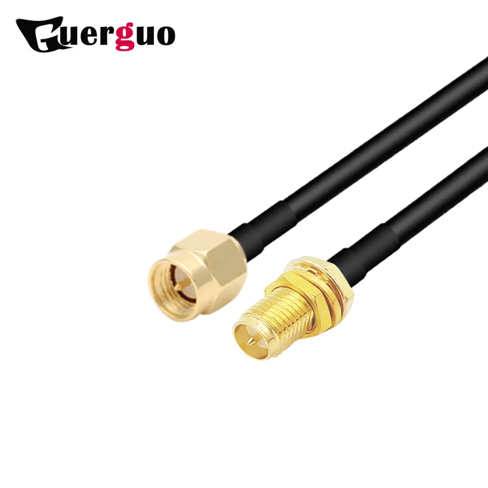 

2PCS 50ohm RG58 Cable SMA Male to RP SMA Female Plug WiFi Antenna extension cable SMA Connector Adapter Coaxial Pigtail Cable