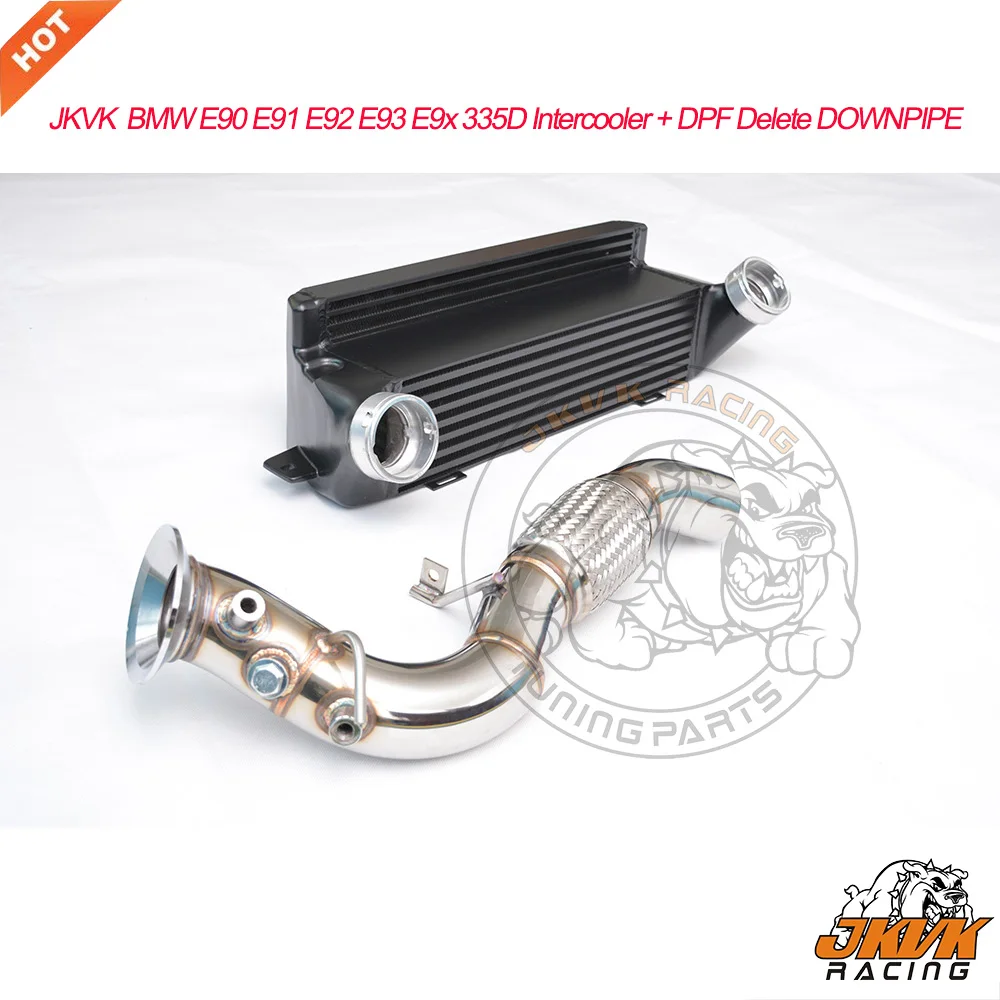 

JKVK RACING Performance type Front Mount Intercooler + Downpipe для E90 E91 E92 E93 E9x 325d 330d 335d Diesel 2007-2013