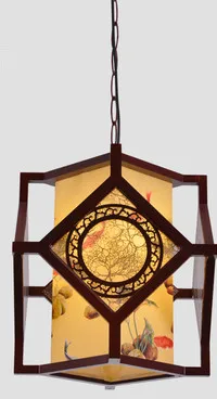 Подвесные светильники в китайском стиле под старину настенная лампа для