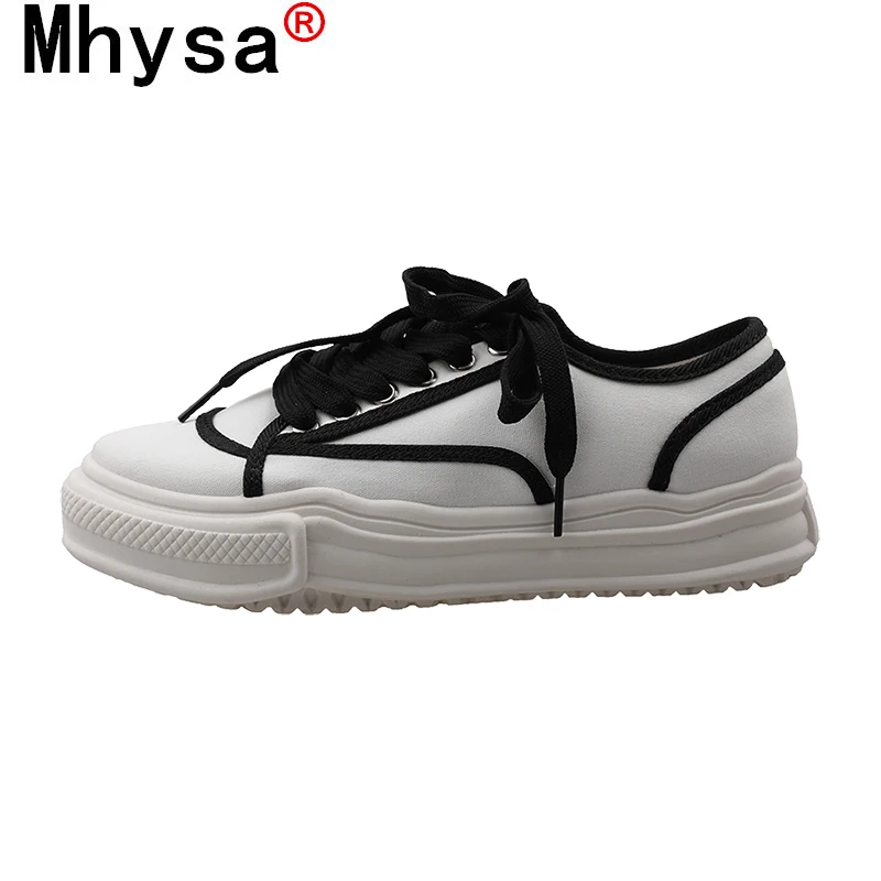 

2021 Spring Women's Casual Shoes Fashion Lace Up Comfortable Low Heel Canvas Casual Shoes for Woman Outdoor Light Walking Shoes