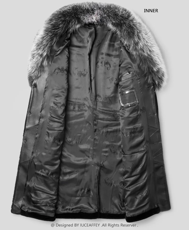 Модное зимнее плотное теплое пальто 2021 из искусственного меха мужская куртка