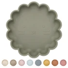 Новый дизайн 2020, Детская силиконовая чаша на присоске, Нетоксичная, без БФА, подходит для кормления ребенка, детская обеденная тарелка, чаша