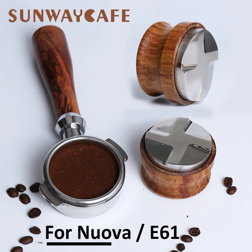 Кофемашина для эспрессо держатель бездонного фильтра портативный фильтр E61 Nuova 58