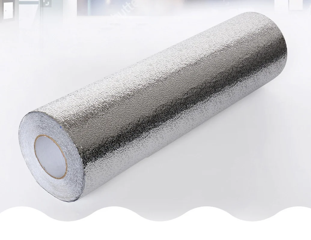 Кухня маслостойкой Водонепроницаемый Стикеры алюминиевая фольга для кухни