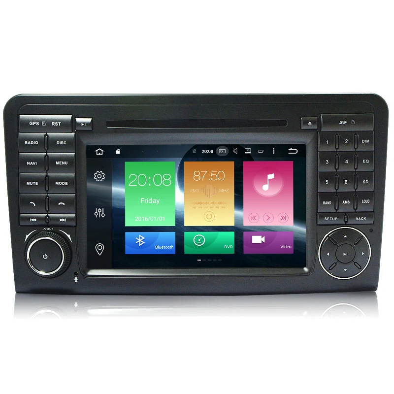 Восьмиядерный Android 10 0 автомобильный dvd плеер для Mercedes Benz GL ML CLASS W164 ML350 ML500 X164 GL320