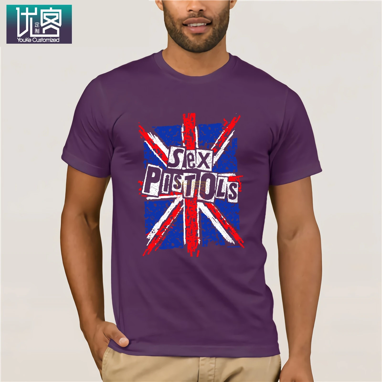 Женская футболка с коротким рукавом Sex Pistols Union Jack-черная удивительная
