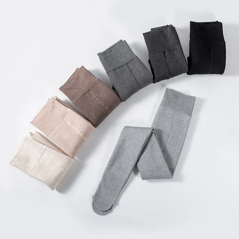 Новые зимние кашемировые теплые толстые колготки для женщин и девочек с высокой