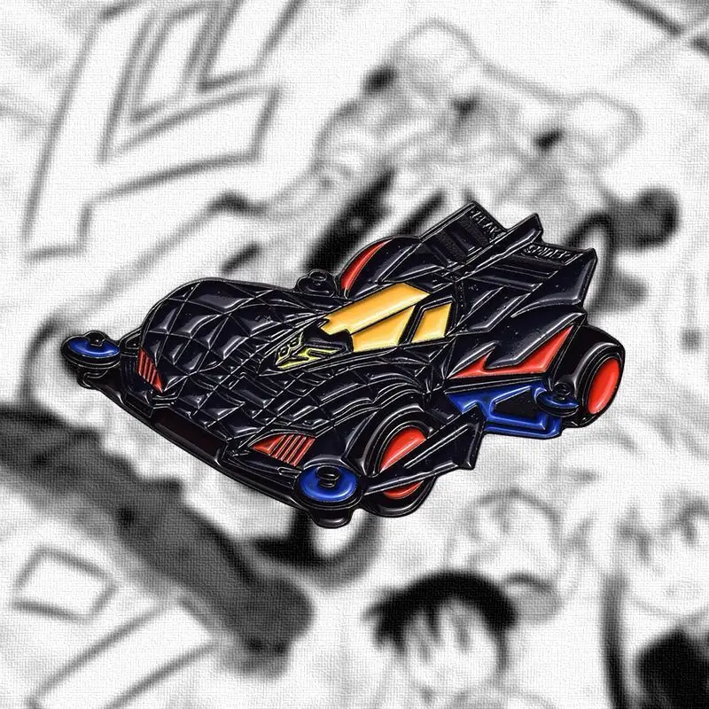 

XM-funny Japanese creative brooch four-wheel drive brother brooch cute pendant pin trend personality accessory badge