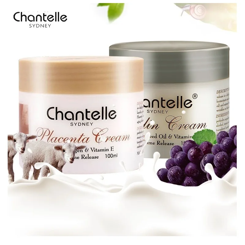 Ланолиновый крем Chantelle с коллагеном и плацентой подарочный набор мыло без масла