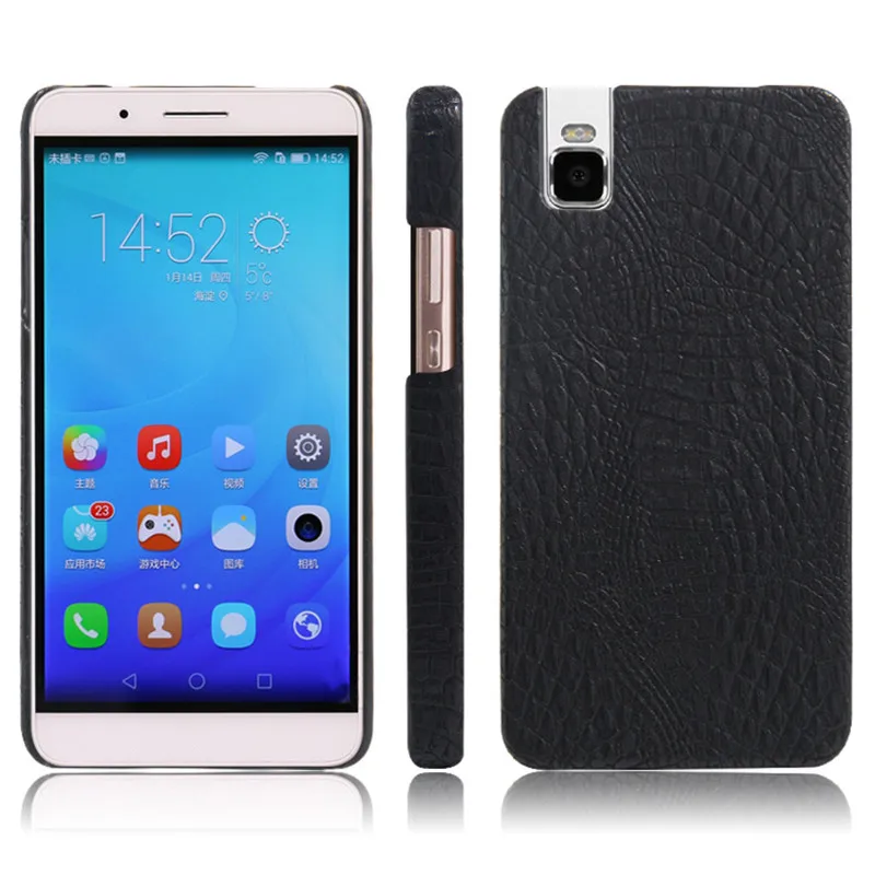 Чехол для Huawei Honor 7i чехол Shot X жесткий пластиковый кожаный телефона Honor7i 7 i
