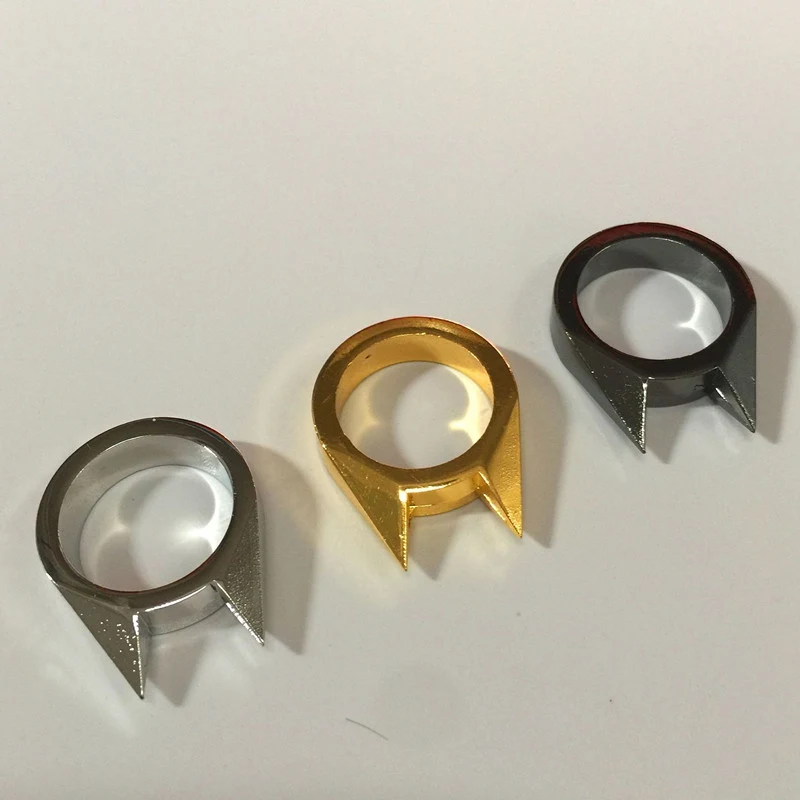 1 шт. унисекс безопасное кольцо для выживания EDC самообороны из нержавеющей стали