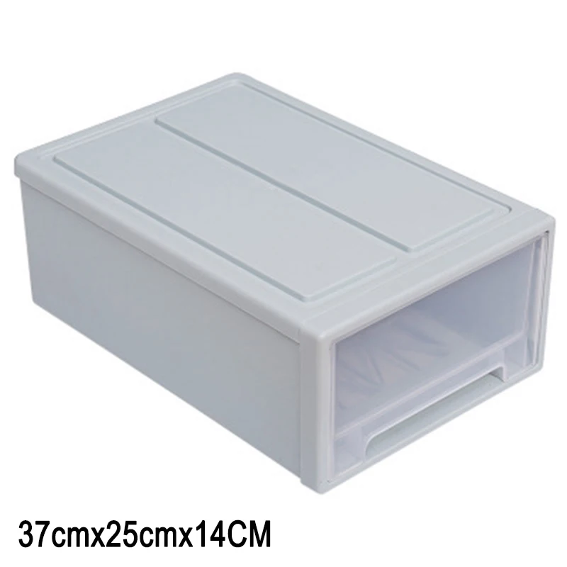 drawer type shoe box thickened transparent foldable shoe storage box save space plastic organizers j99store free global shipping