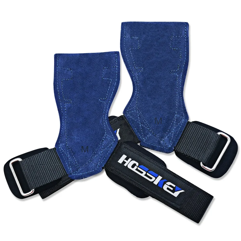 Лифтинг Грипсы профессиональные перчатки из натуральной кожи синие лучшие