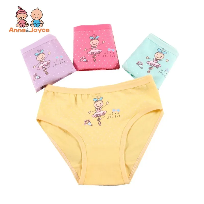 4 шт./компл. детские трусы нижнее белье с мультяшным рисунком для маленьких