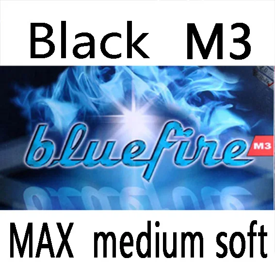 M3 Black MAX MS Donic Original Blue fire M1/M2/M3 синяя губка для настольного тенниса, резиновые, сильные прыщи для пинг-понга - Цвет: M3 Black MAX MS
