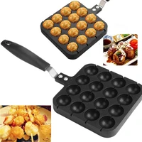 takoyaki grill pan octopus ball plate home cooking baking kitchen accessories