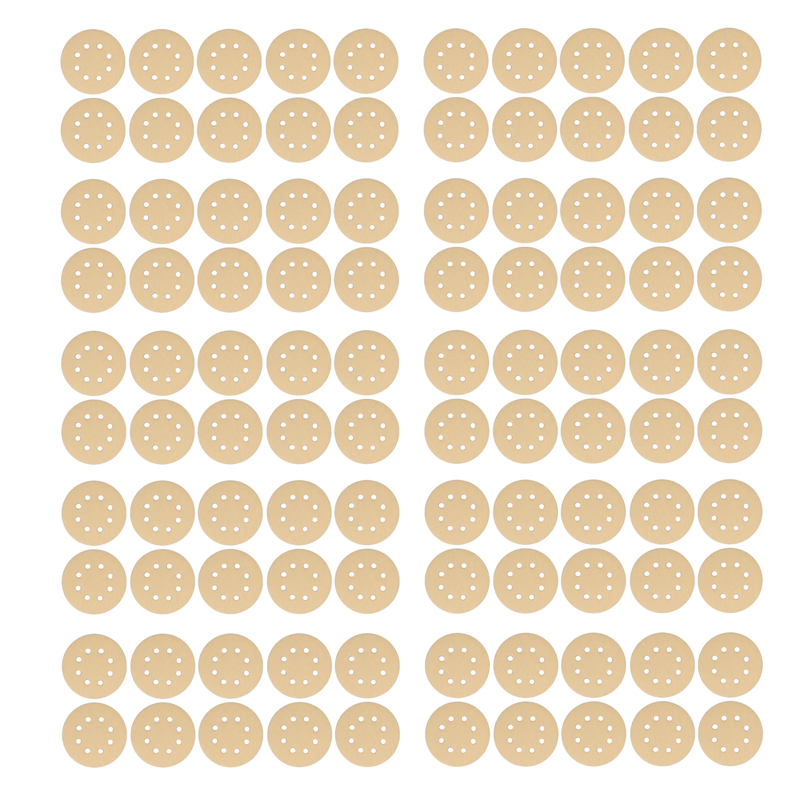 

Proster 100pcs for 120 Grit 125mm 5" 8-Hole Sanding Discs Wood Metal Sandpaper High Quality Abrasive Paper