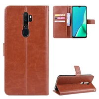 for oppo a9 2020 case oppo a9 2020 retro wallet flip style glossy skin pu leather cover for oppo a5 2020 pcht30 phone bag case