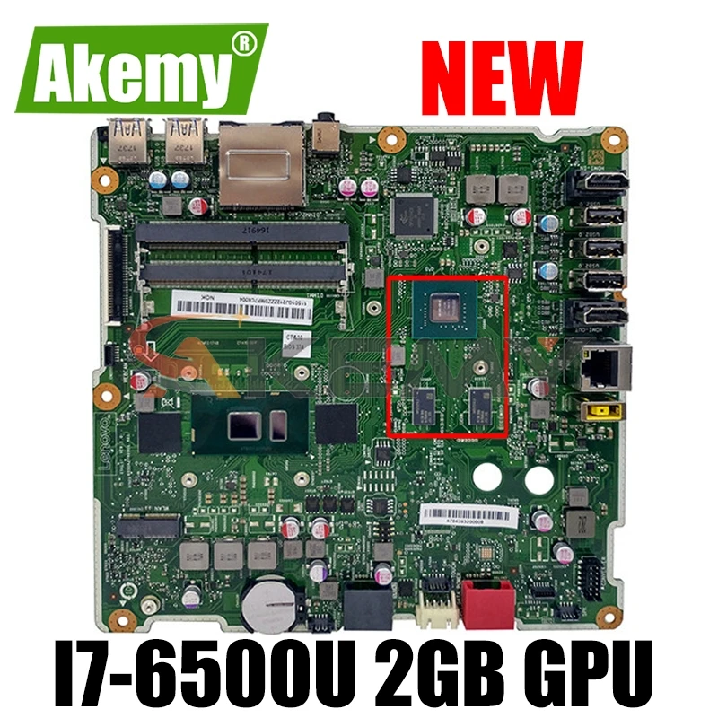 

Akemy For Lenovo AIO 300-22ISU 300-23ISU Motherboard S4130 S5130 S400Z S500Z mainboard W/ 2GB GPU + i7-6500U CPU