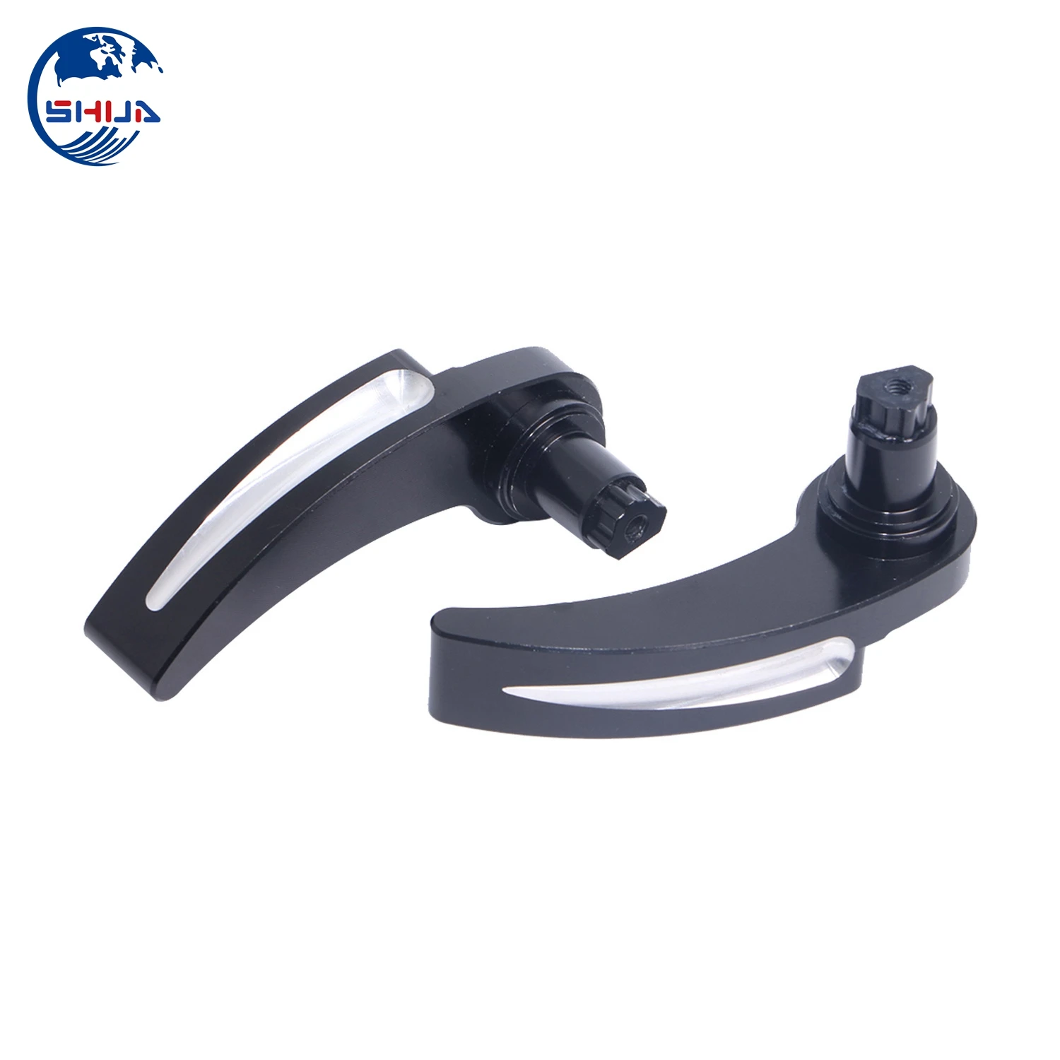 2 шт. мотоциклетные черные сума Рычажный фиксатор ручка для крышки Алюминий Harley