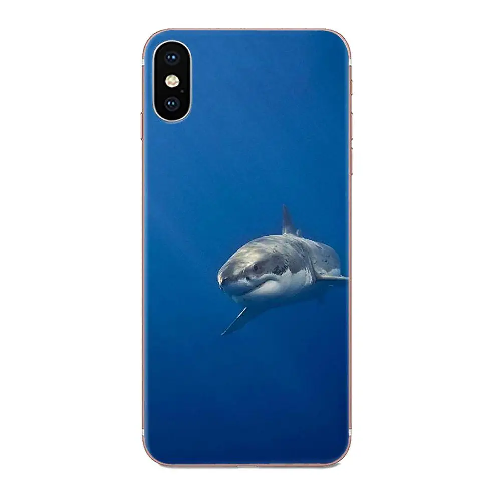 Мягкий Силиконовый ТПУ Прозрачный чехол для сотового телефона КИТ акулы Рыба Xiaomi