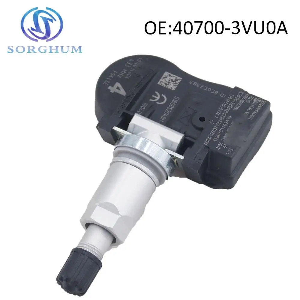 

40700-3VU0A TPMS Tire Pressure for NISSAN Note Qashqai TIIDA Hatchback X-T Renault Espace V KOLEOS 433MHZ 407003VU0A