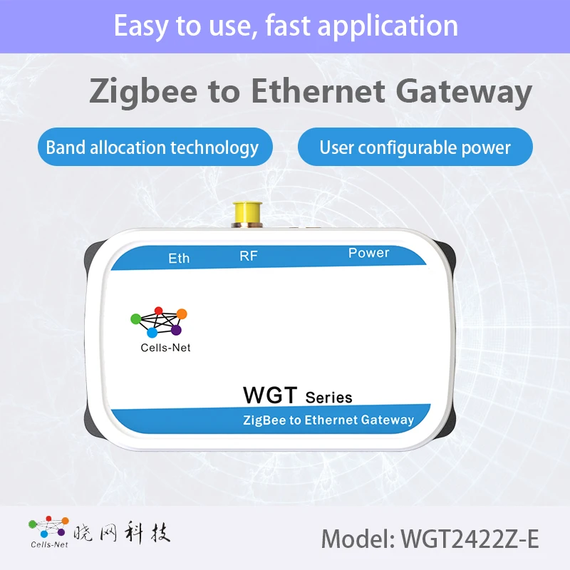 ZigBee to Ethernet intelligent data through gateway