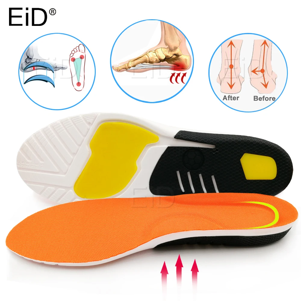 

Sport Orthotic Insoles for Shoes Arch Support Flat Feet Shoe Pad EVA Orthopedic Foot Care for Plantar Fasciitis insoles Unisex