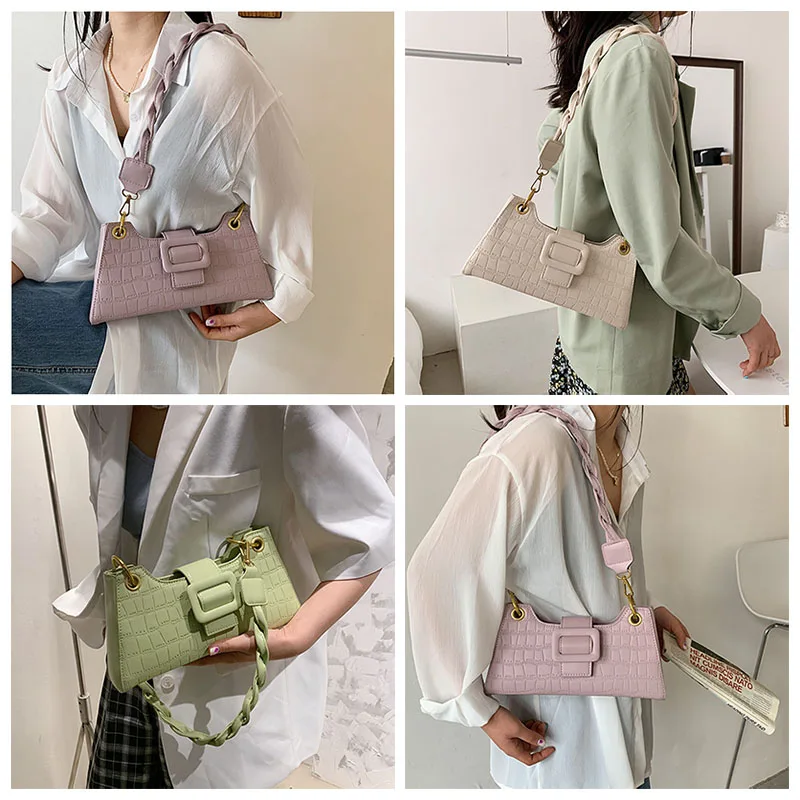 

Luxury Handbags Women Bags Designer Leather Shoulder Bags For Women 2020 New Vintage Solid Totes bolso mujer Female Vitage Bag