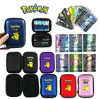 Чехлы для карт с покемоном, чехол для альбома Пикачу, альбом для 50 вместительных фотоальбомов, Жесткий Чехол, держатель для книг, коробка для игровых карт и наушников Gx MEGA