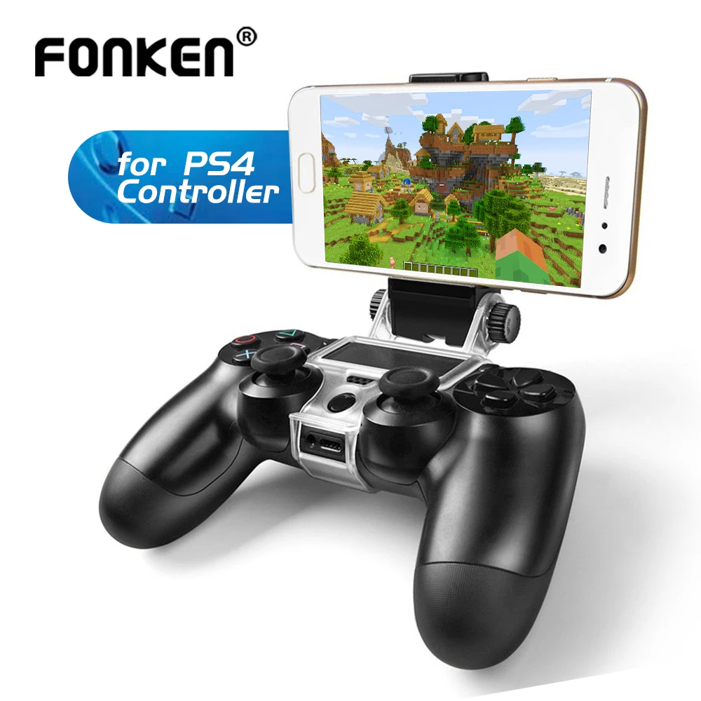 Держатель сотового телефона FONKEN для PS4 игровой контроллер держатель зажим