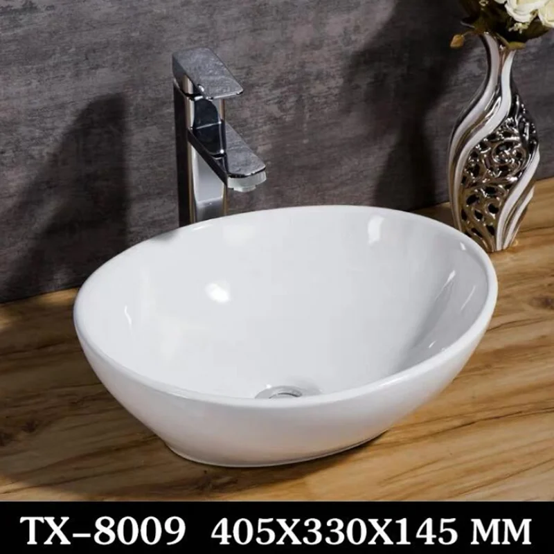 

Basin washbasin square ceramic household art simple bathroom small vessel sink bowls HDU