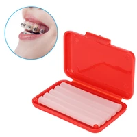10 box orthodontic dental protective wax orthodontic wax for orthodontics braces fruit flavour dark red cherry flavor