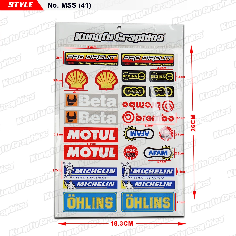KUNGFU GRAPHICS MX гоночные наклейки виниловые лист с наклейками граффити бомба Decor A LOGO