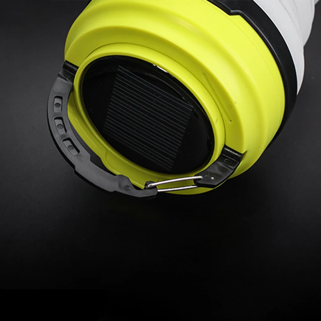 

Travel LED Camping Lamp Lantern Solar Flashlight Folding Outages Emergency Lights for Outdoor Garage Night Hiking Patio Porch