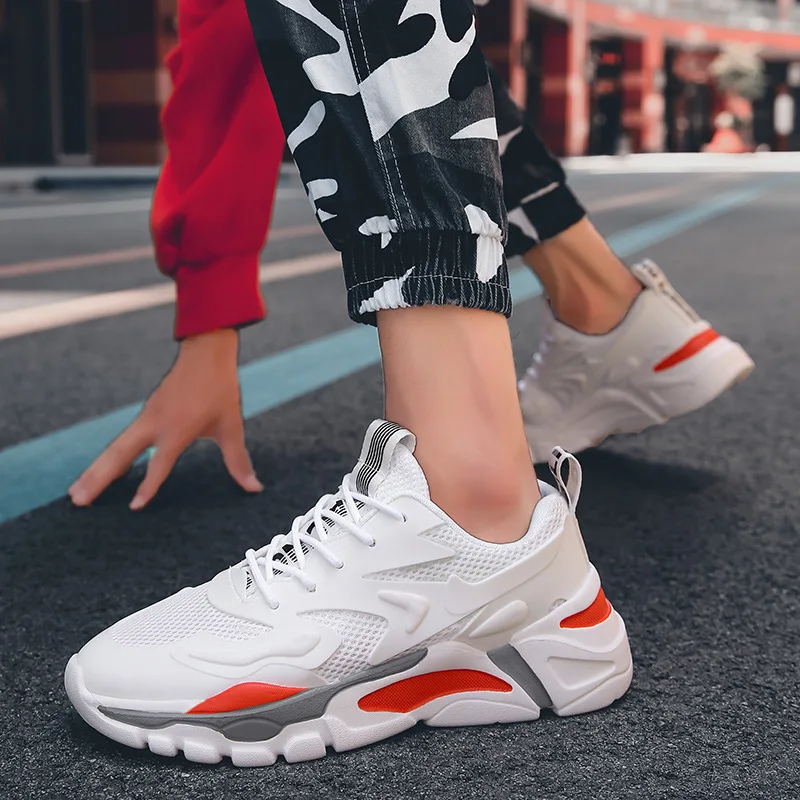 

Large Size Men's Shoes 2021 Summer New Hollow Mesh Breathable Casual Trend Old Shoes Outdoor Running Sports Shoes