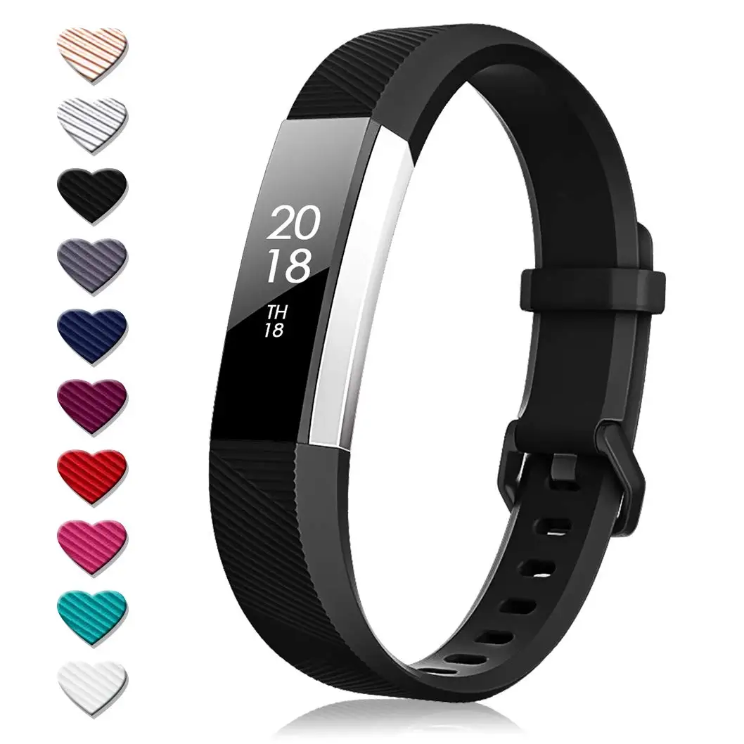 

Полос совместим с Fitbit Alta/Alta HR для женщин и мужчин, классика, мягкий силиконовый спортивный ремешок сменный Браслет