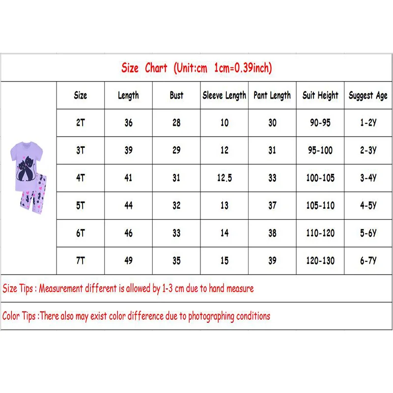 Новинка Детская Пижама детская пижама с принтом милого мультяшного кота одежда