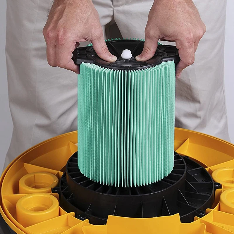 2 шт. Сменный фильтр для Ridgid Vf6000 5 галлонов влажных сухих пылесосов плиссированная