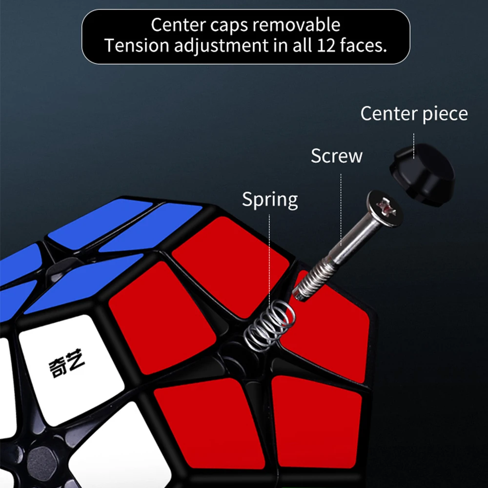 Кубик Рубика QiYi 2x2 12 лиц Dodecahedron головоломка Magico развивающие игрушки скоростной