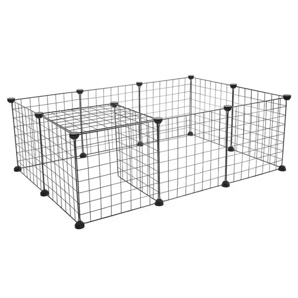 

Pet Playpen Animal Cage Indoor Portable Metal Wire Yard Fence for Animals Guinea Dogs Rabbits Kennel Crate Fence Tent