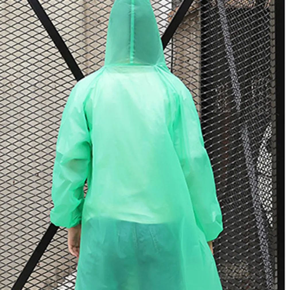 Водонепроницаемый толстый одноразовый дождевик для езды на велосипеде модный