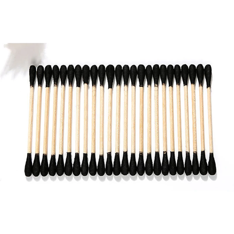 

100/200pcs Pack Double Head Cotton Swab Women Makeup Cotton Buds Medical Wood Sticks Nose Ears Cleaning Health Care Tools