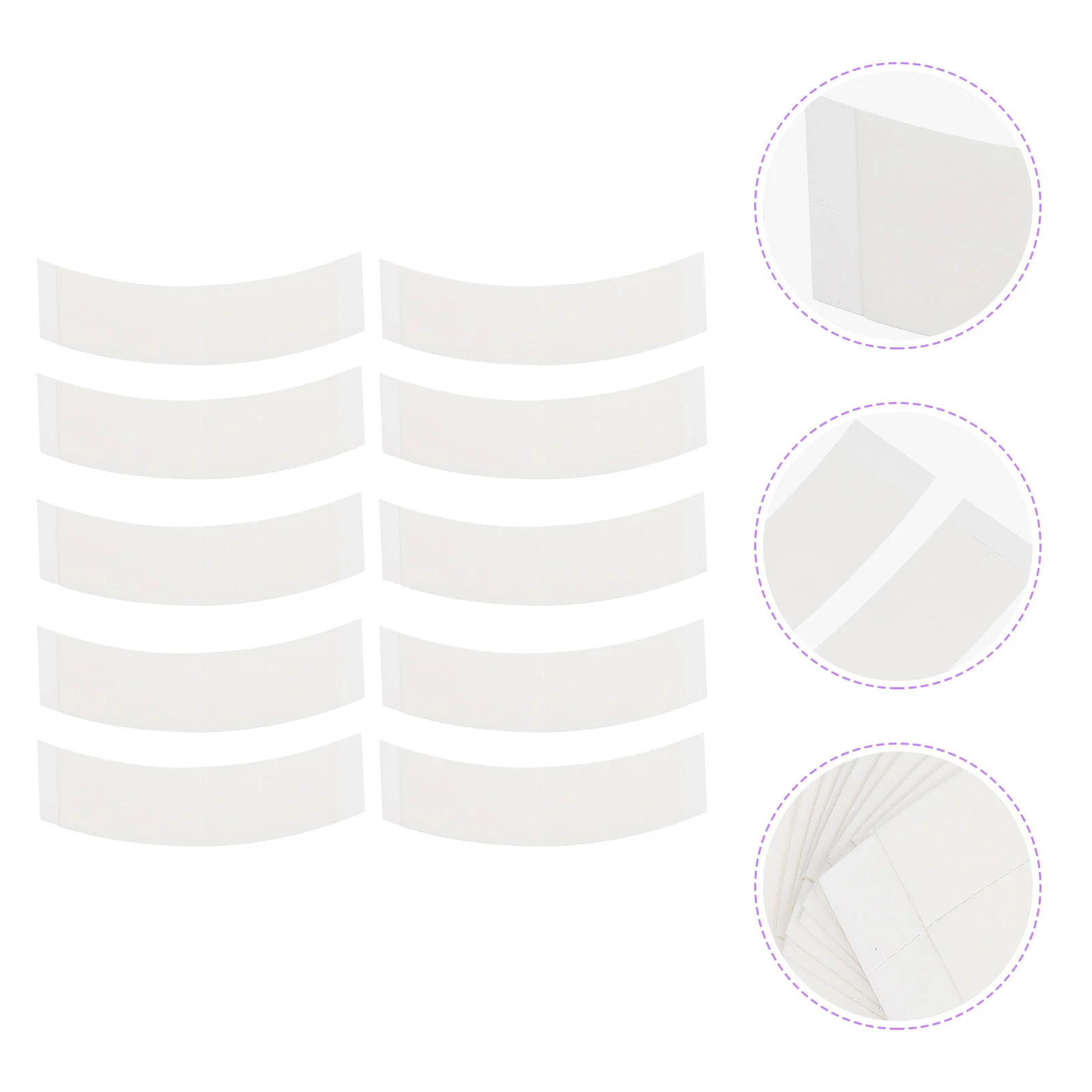 

10pcs Lace Front Wig Tape Adhesive Front Hairpiece Tape Double Sided Wig Tape