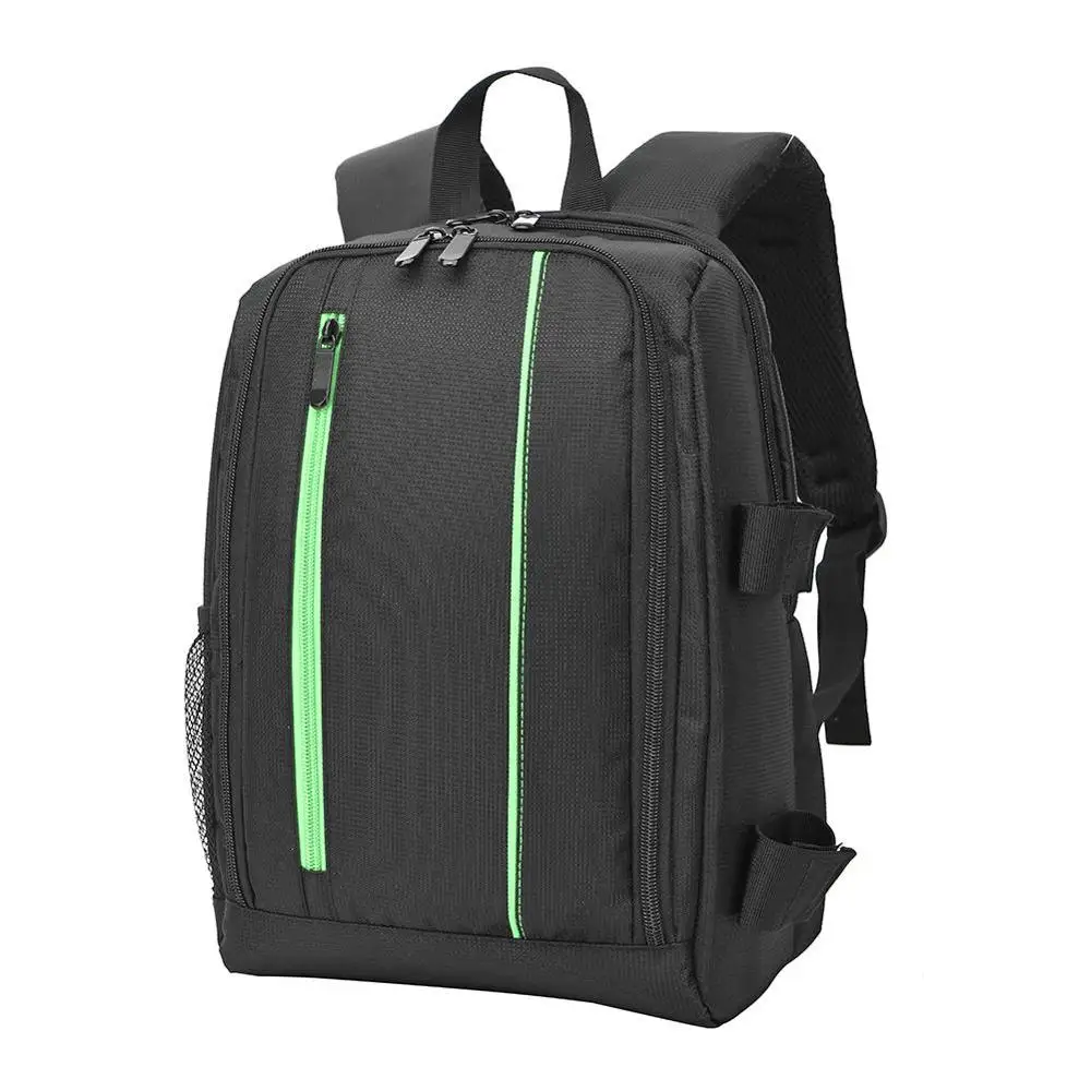 Водонепроницаемая нейлоновая камера для хранения Backpak сумка через плечо большая емкость рюкзак для переноски штатив чехол для объектива для DSLR камеры - Цвет: Style B Green