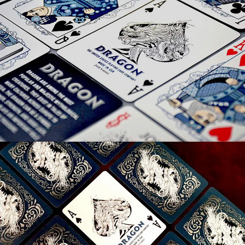 1 шт. карты East играющий дракон Волшебная категория для покера профессиональной