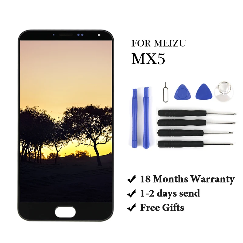 Купи Дисплей для Meizu MX5, кодирующий преобразователь сенсорного экрана в сборе дюйма, MEIZU MX5, Meilan MX5, ЖК-дисплей с рамкой для Meizu MX5 за 2,878 рублей в магазине AliExpress